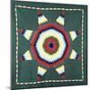 An Amish Star of Bethlehem Coverlet, Pennsylvania, Pieced and Quilted Cotton, Circa 1930-null-Mounted Giclee Print