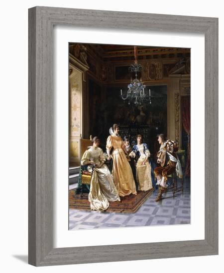 An Amusing Song-Vittorio Reggianini-Framed Giclee Print