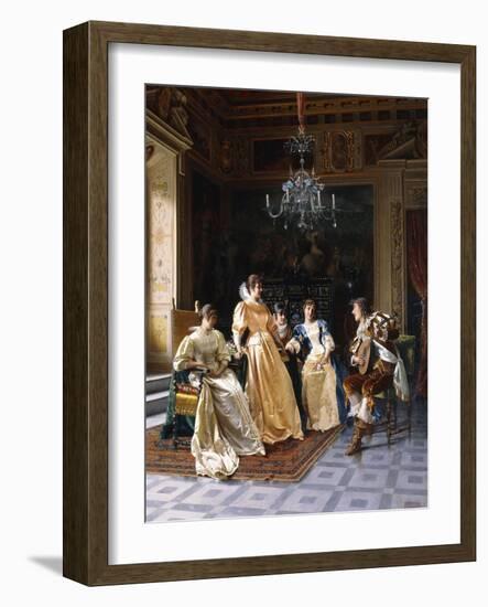 An Amusing Song-Vittorio Reggianini-Framed Giclee Print