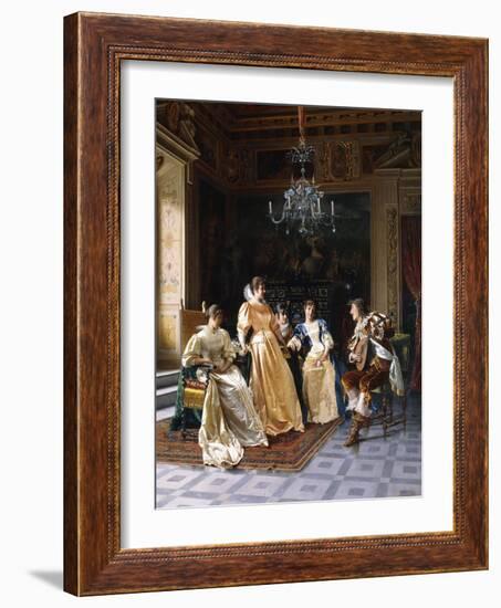 An Amusing Song-Vittorio Reggianini-Framed Giclee Print