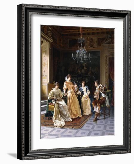 An Amusing Song-Vittorio Reggianini-Framed Giclee Print