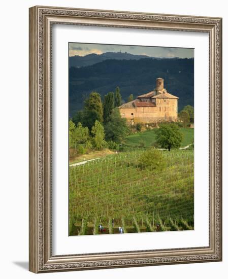 An Ancient Fortified Wine Cantina, Tenuta La Volta, Near Barolo, Piemonte, Italy, Europe-Newton Michael-Framed Photographic Print