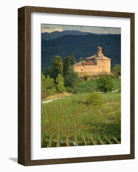 An Ancient Fortified Wine Cantina, Tenuta La Volta, Near Barolo, Piemonte, Italy, Europe-Newton Michael-Framed Photographic Print