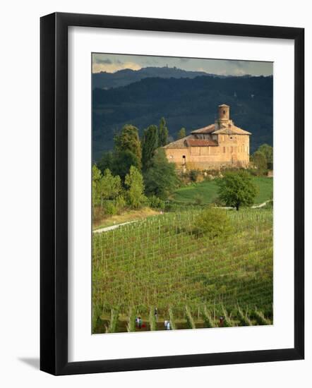 An Ancient Fortified Wine Cantina, Tenuta La Volta, Near Barolo, Piemonte, Italy, Europe-Newton Michael-Framed Photographic Print