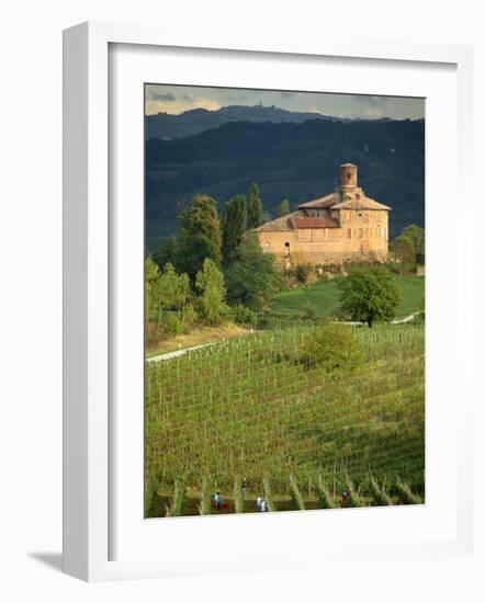 An Ancient Fortified Wine Cantina, Tenuta La Volta, Near Barolo, Piemonte, Italy, Europe-Newton Michael-Framed Photographic Print