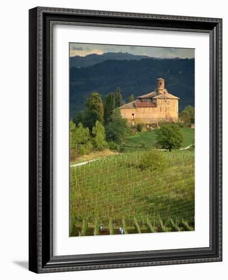 An Ancient Fortified Wine Cantina, Tenuta La Volta, Near Barolo, Piemonte, Italy, Europe-Newton Michael-Framed Photographic Print