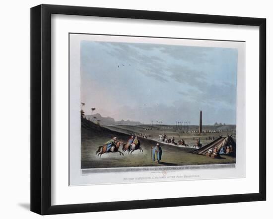 An Ancient Obelisk at Matarea, Formerly Heliopolis, Egypt, 1801-Thomas Milton-Framed Giclee Print