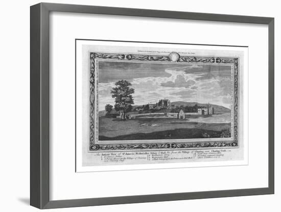'An Ancient view of St.James's, Westminster Abbey & Hall', late 18th century-Unknown-Framed Giclee Print