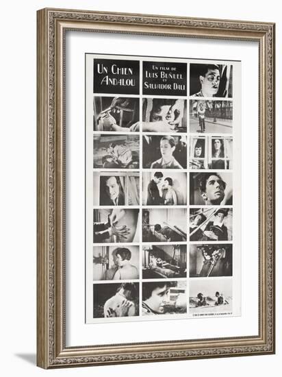 An Andalusian Dog, 1929, "Un Chien Andalou" Directed by Luis Buñuel-null-Framed Giclee Print