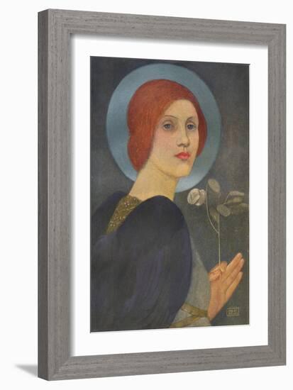 'An Angel', c1905-Marianne Stokes-Framed Giclee Print