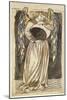 An Angel Holding a Waning Moon-William Morris-Mounted Giclee Print