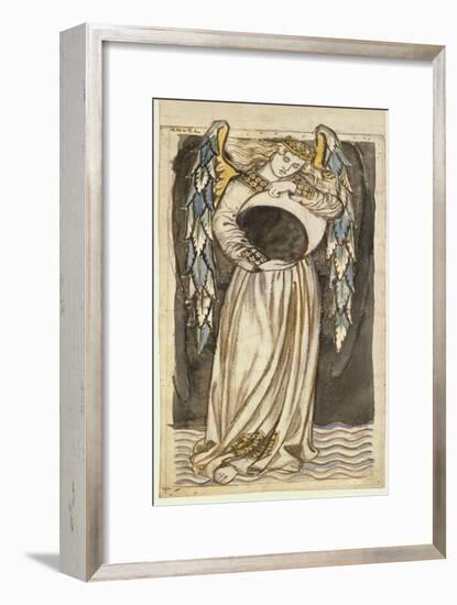 An Angel Holding a Waning Moon-William Morris-Framed Premium Giclee Print