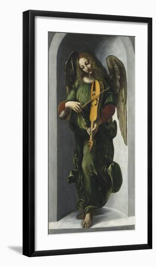 An Angel in Green with a Vielle-Leonardo Da Vinci-Framed Premium Giclee Print