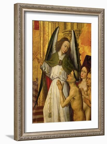An Angel Leading the Righteous to Paradise, a Golden Cathedral-Rogier van der Weyden-Framed Giclee Print
