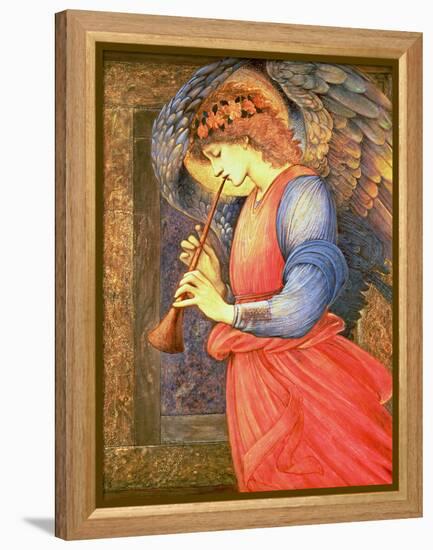 An Angel Playing a Flageolet, 1878-Edward Burne-Jones-Framed Premier Image Canvas