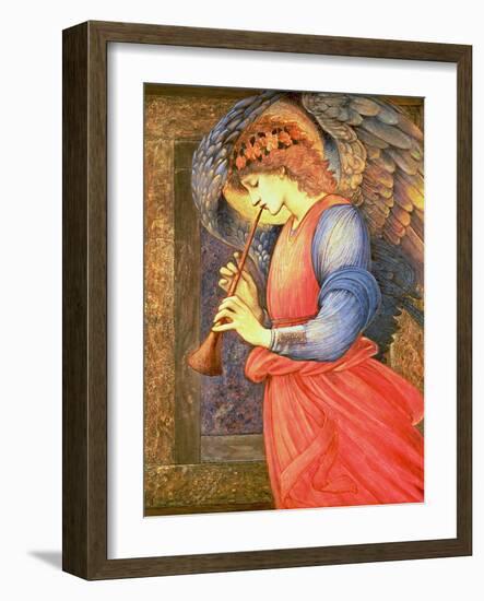 An Angel Playing a Flageolet, 1878-Edward Burne-Jones-Framed Premium Giclee Print