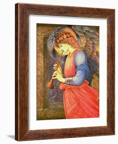 An Angel Playing a Flageolet, 1878-Edward Burne-Jones-Framed Premium Giclee Print