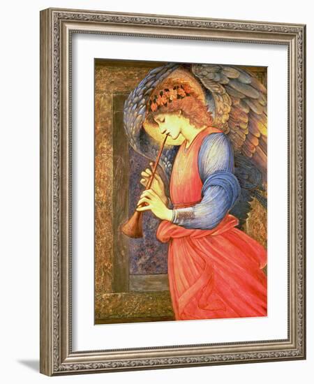 An Angel Playing a Flageolet, 1878-Edward Burne-Jones-Framed Giclee Print