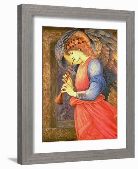 An Angel Playing a Flageolet, 1878-Edward Burne-Jones-Framed Giclee Print