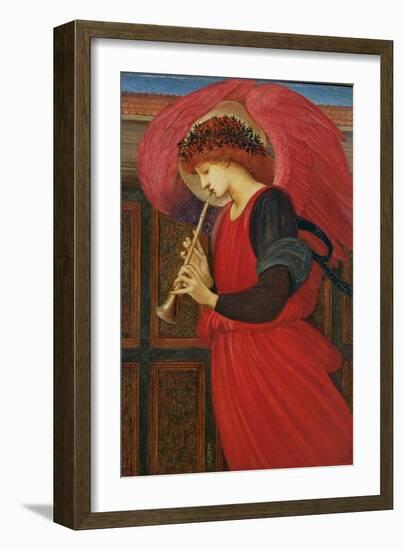 An Angel Playing a Flageolet-Edward Burne-Jones-Framed Giclee Print