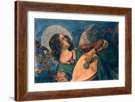 An Angel Playing the Lute, 15th Century-Melozzo Da Forli-Framed Giclee Print