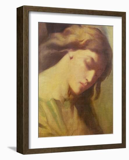 An Angel, Study for the Mount of Olives, 1840-Theodore Chasseriau-Framed Giclee Print