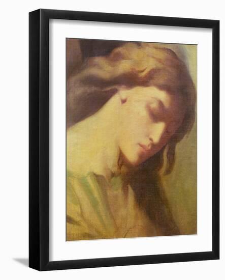 An Angel, Study for the Mount of Olives, 1840-Theodore Chasseriau-Framed Giclee Print