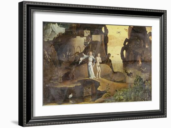 An Angel with a Soul at the Edge of Hell-Hieronymus Bosch-Framed Giclee Print