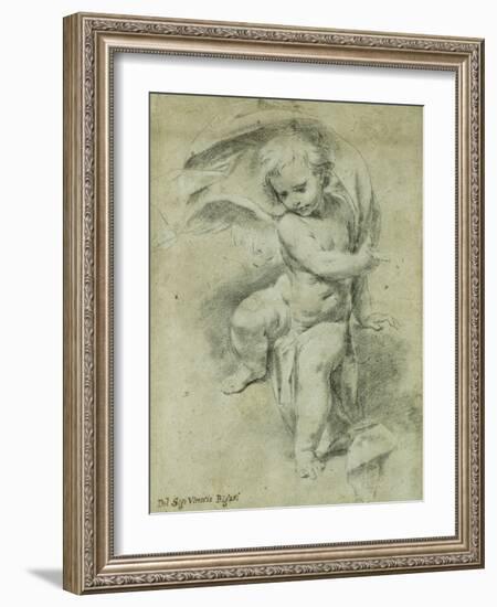 An Angel-Vittorio Maria Bigari-Framed Giclee Print