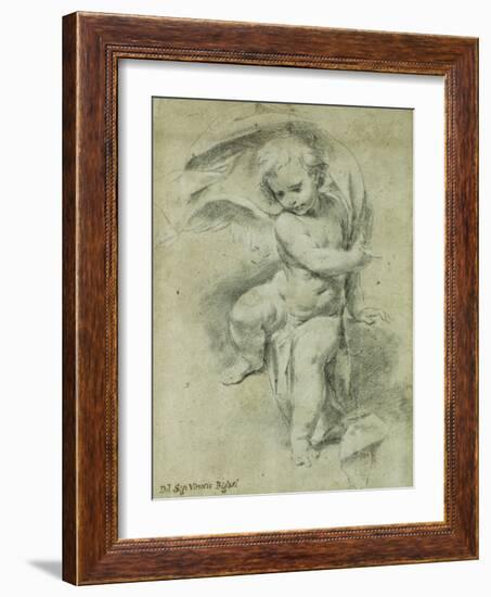 An Angel-Vittorio Maria Bigari-Framed Giclee Print