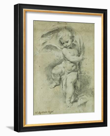 An Angel-Vittorio Maria Bigari-Framed Giclee Print