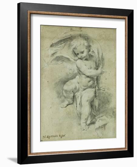 An Angel-Vittorio Maria Bigari-Framed Giclee Print