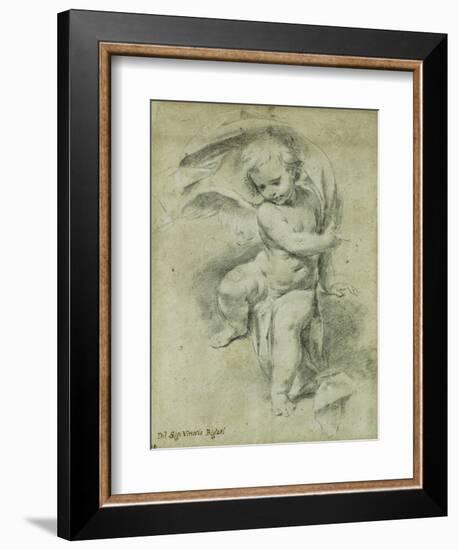 An Angel-Vittorio Maria Bigari-Framed Giclee Print