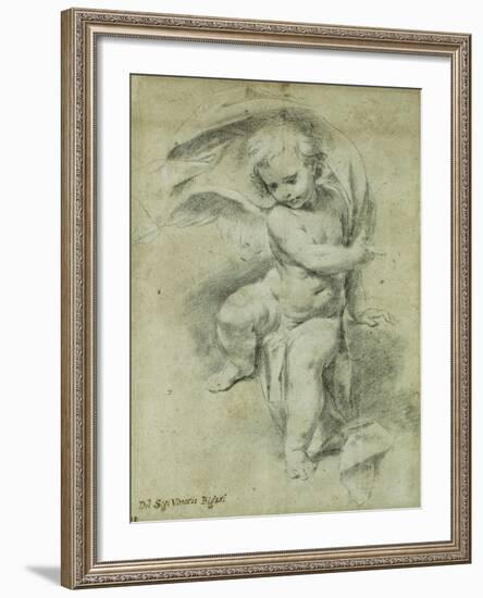 An Angel-Vittorio Maria Bigari-Framed Giclee Print