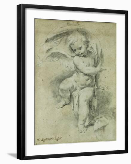 An Angel-Vittorio Maria Bigari-Framed Giclee Print