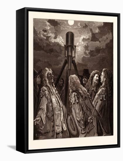 An Animal in the Moon-Gustave Dore-Framed Premier Image Canvas