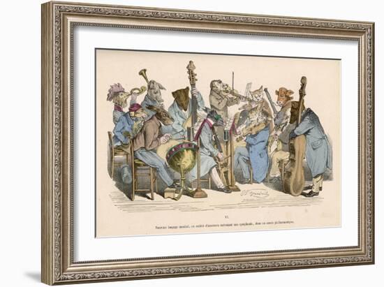 An Animal Orchestra-null-Framed Art Print