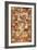 An Antique Pictorial Kirman Rug-null-Framed Giclee Print