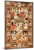 An Antique Pictorial Kirman Rug-null-Mounted Giclee Print
