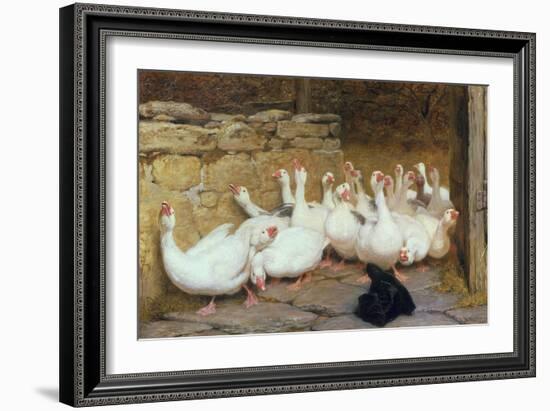 An Anxious Moment, 1878-Briton Rivière-Framed Giclee Print