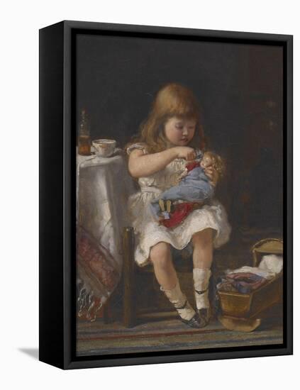 An Anxious Mother-Percival de Luce-Framed Premier Image Canvas