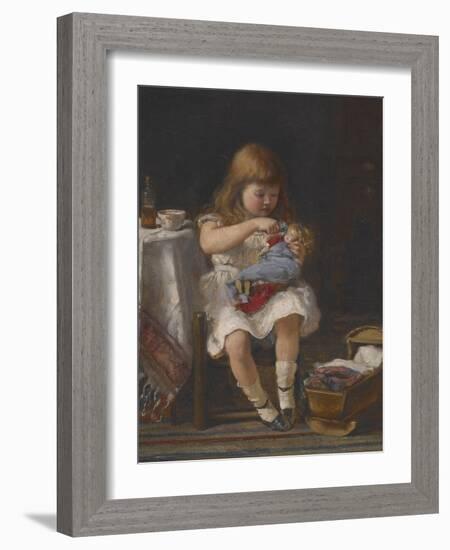 An Anxious Mother-Percival de Luce-Framed Giclee Print