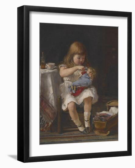 An Anxious Mother-Percival de Luce-Framed Giclee Print