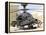 An Apache Helicopter at Camp Bastion, Afghanistan-Stocktrek Images-Framed Premier Image Canvas