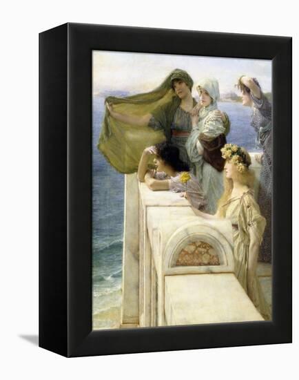 An Aphrodites Ursprung-Sir Lawrence Alma-Tadema-Framed Premier Image Canvas