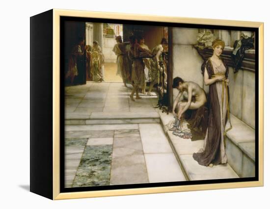 An Apodyterium, Rome, 1886-Sir Lawrence Alma-Tadema-Framed Premier Image Canvas