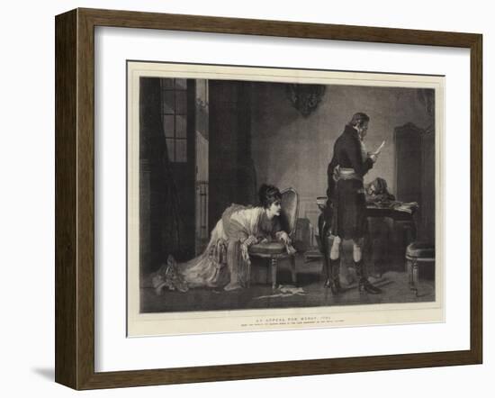 An Appeal for Mercy, 1793-Marcus Stone-Framed Giclee Print