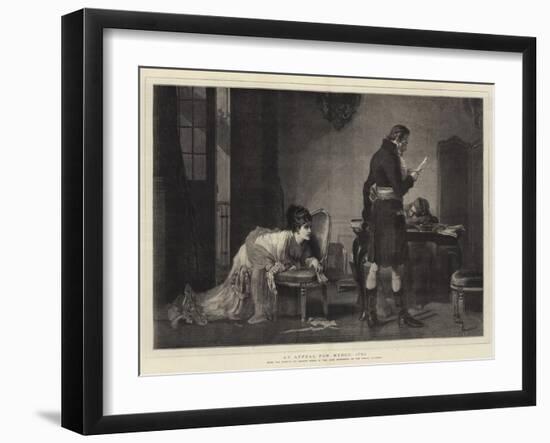 An Appeal for Mercy, 1793-Marcus Stone-Framed Giclee Print