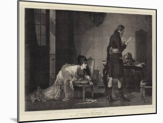 An Appeal for Mercy, 1793-Marcus Stone-Mounted Giclee Print
