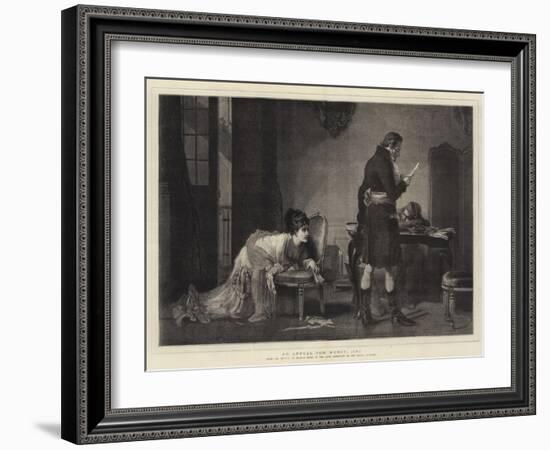 An Appeal for Mercy, 1793-Marcus Stone-Framed Giclee Print